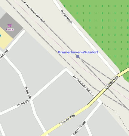 Am Wulsdorfer Bahnhof