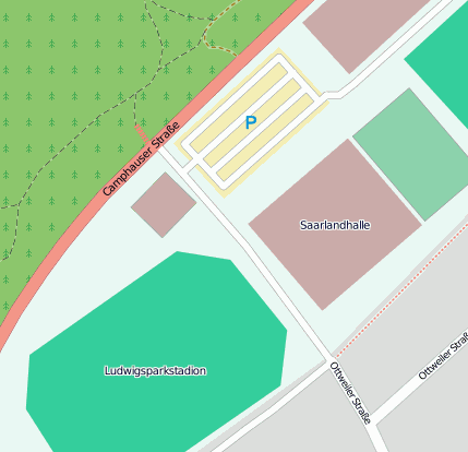 An der Saarlandhalle