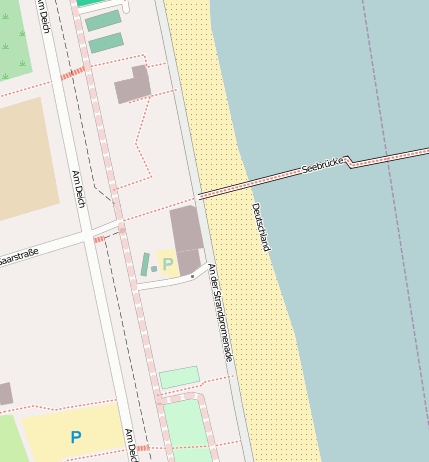 An der Strandpromenade