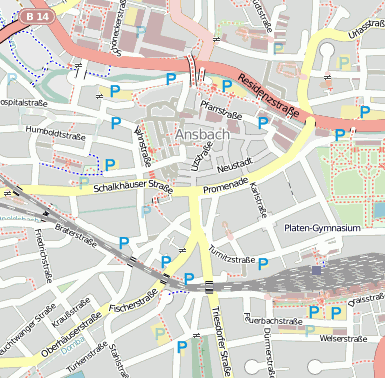 Ansbach , Mittelfranken - Ansbach