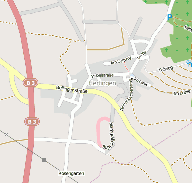 Bad Bellingen , Baden Hertingen