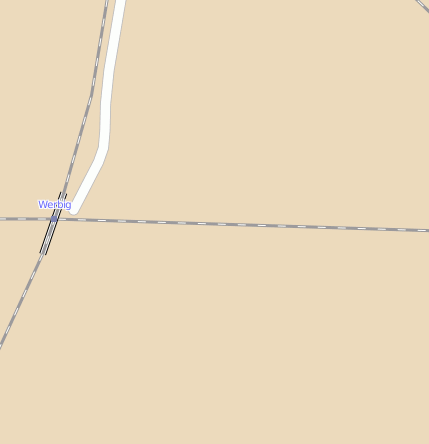 Werbig (Bahnsteig unten)