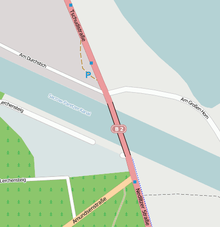 Nedlitzer Südbrücke, Brücke des Friedens