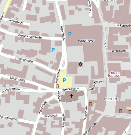 Synagoge und Gemeindehaus Kampstraße Minden