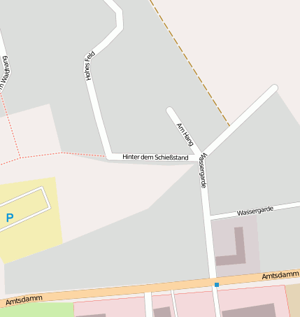 Hinter dem Schießstand