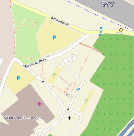 Essen-Rüttenscheid, Alfried-Krupp-Krankenhaus