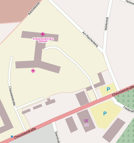 Wolgast, Kreiskrankenhaus