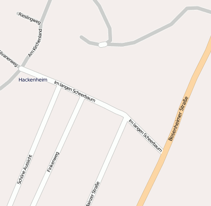 Im langen Scheerbaum