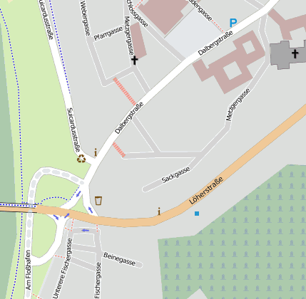 Neben der Großen Metzgergasse