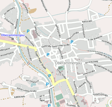 Oberammergau Town Maps