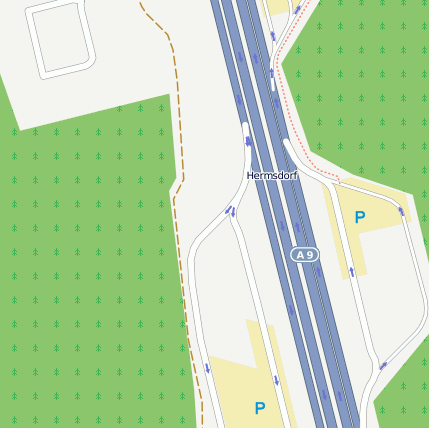 Hermsdorfer Kreuz/West