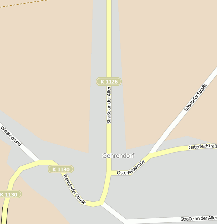 Straße an der Aller