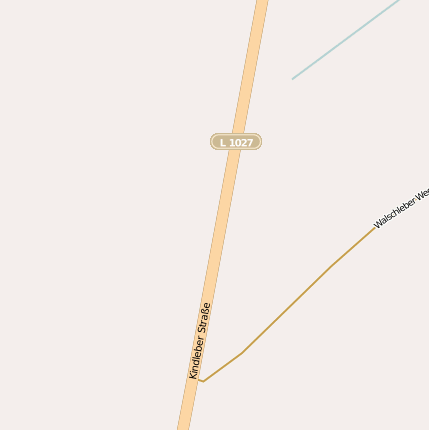 Straße nach Großfahner