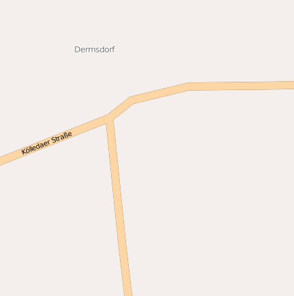 Straße nach Kölleda