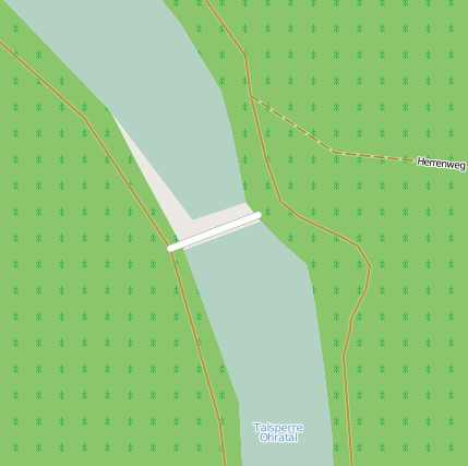 Vorsperre Silbergrund