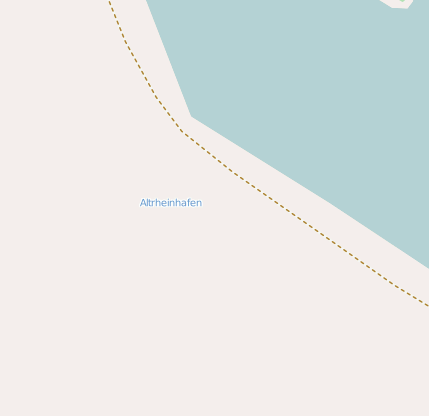 Altrheinhafen Mannheim, Mannheimer Altrhein