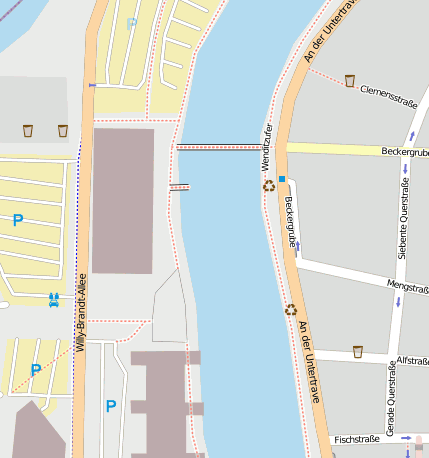 Hansa-Hafen, Stadt-Trave