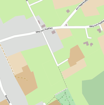 Weg zum Poethen