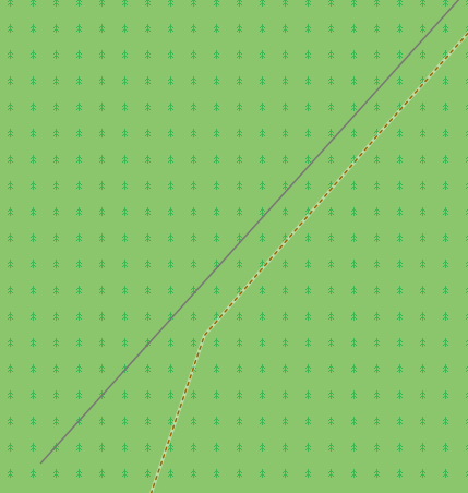 Weg zur Hechtforthschleuse