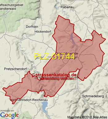 Postleitzahl 01744