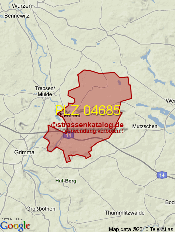 Postleitzahl 04685