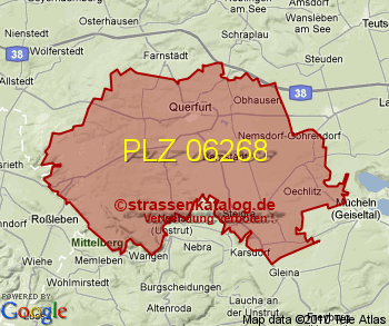 Postleitzahl 06268