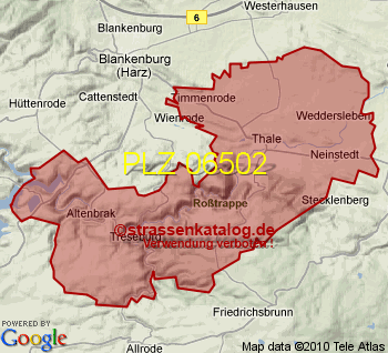 Postleitzahl 06502