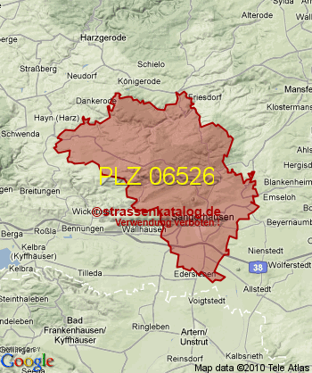 Postleitzahl 06526