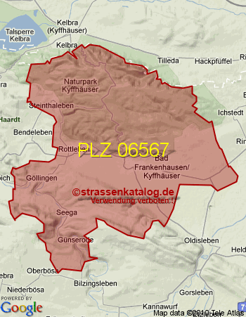 Postleitzahl 06567
