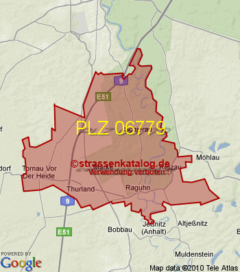 Postleitzahl 06779