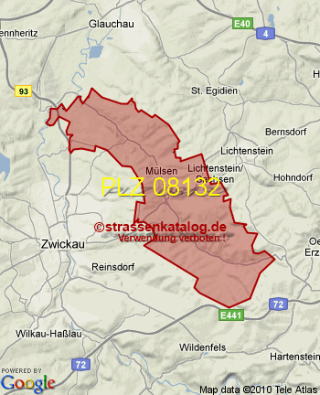 Postleitzahl 08132