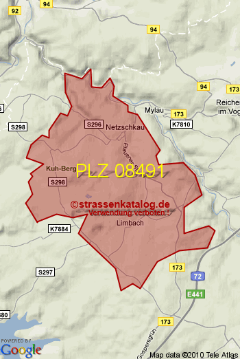 Postleitzahl 08491