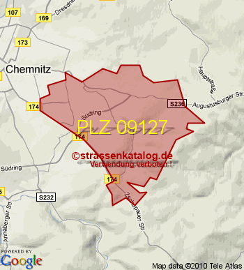 Postleitzahl 09127
