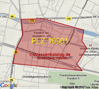 Postleitzahl 10961