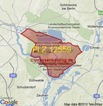 Postleitzahl 12559