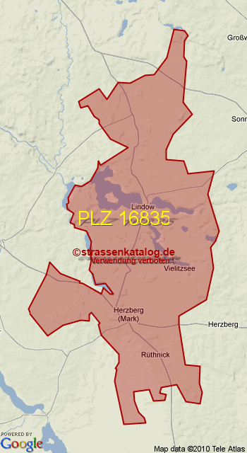 Postleitzahl 16835