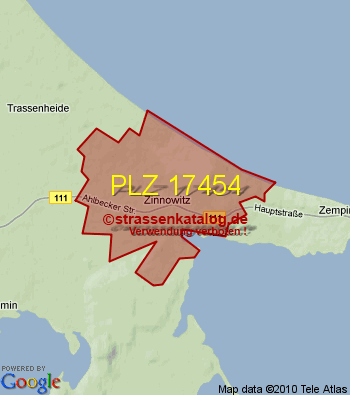 Postleitzahl 17454