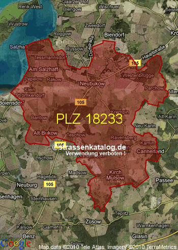Postleitzahl 18233
