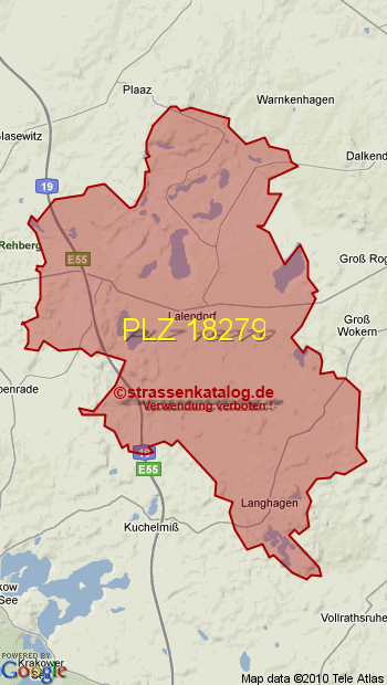 Postleitzahl 18279