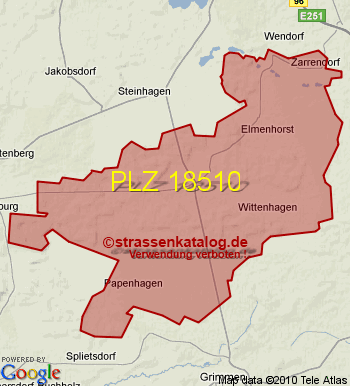 Postleitzahl 18510