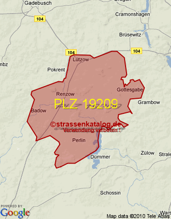 Postleitzahl 19209