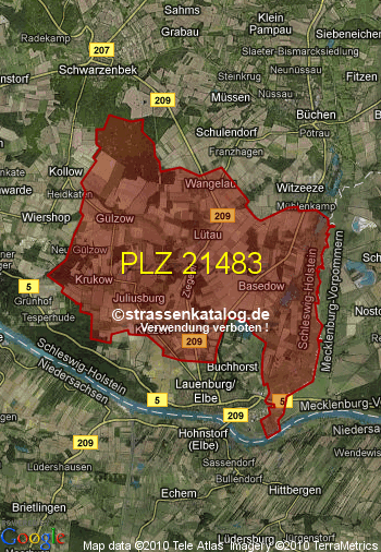 Postleitzahl 21483
