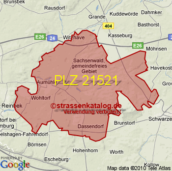 Postleitzahl 21521