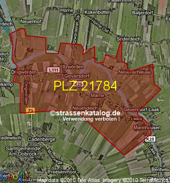 Postleitzahl 21784