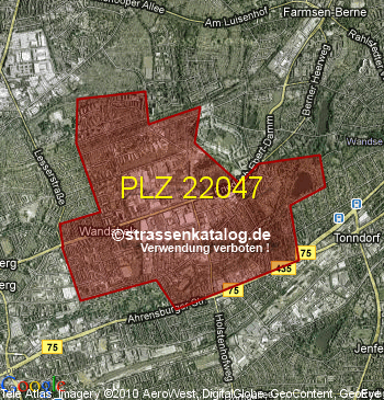 Postleitzahl 22047