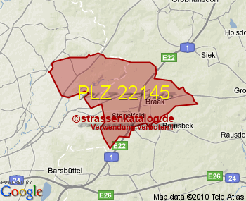 Postleitzahl 22145