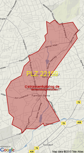 Postleitzahl 22159