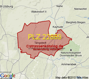 Postleitzahl 22889