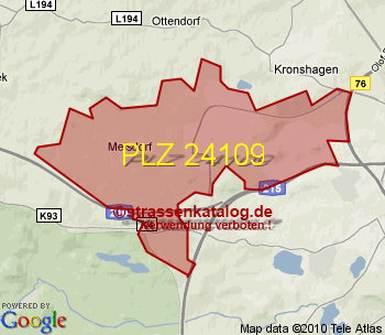Postleitzahl 24109
