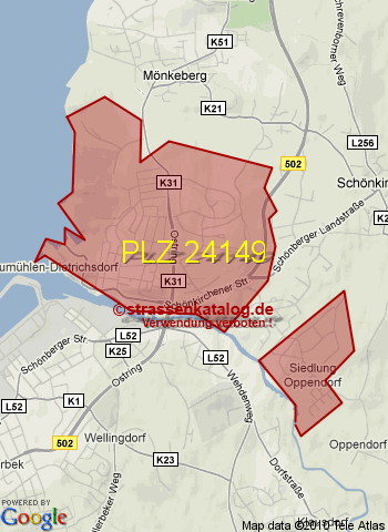 Postleitzahl 24149